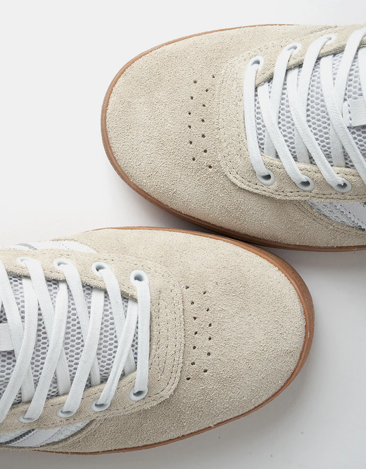 adidas Puig Indoor Skate Shoes - Wonder White/White/Gum - Image 8
