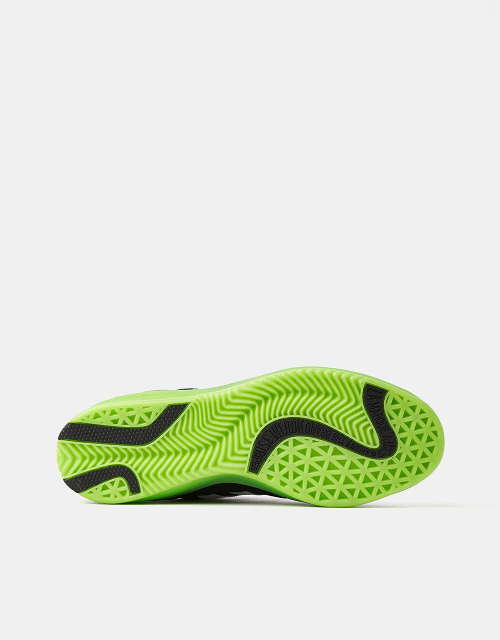 adidas Puig Skate Shoes - Core Black/White/Semi Solar Green - Image 2