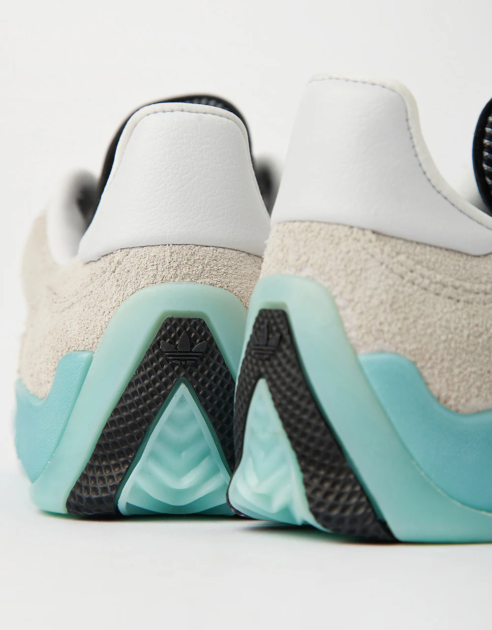 adidas Puig Skate Shoes - Crystal White/Core Black/Light Aqua - Image 6