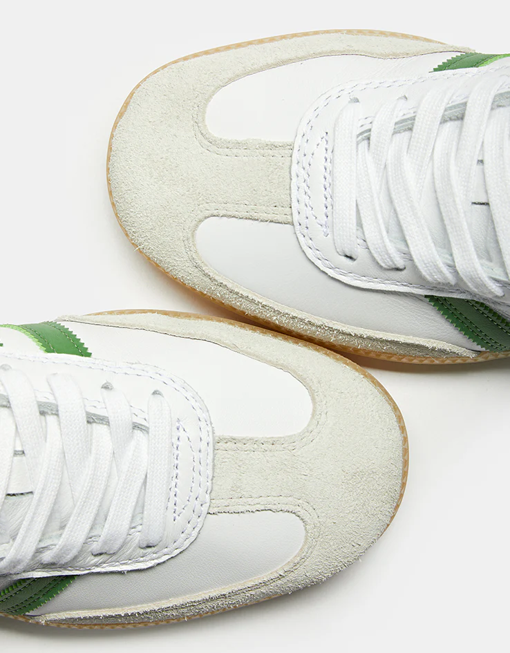 adidas Samba ADV Skate Shoes - Cloud White/Crew Green/Gum - Image 6