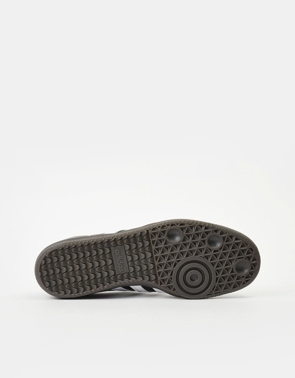Adidas Samba ADV Skate Shoes - Core Black/White/Gum - Image 3