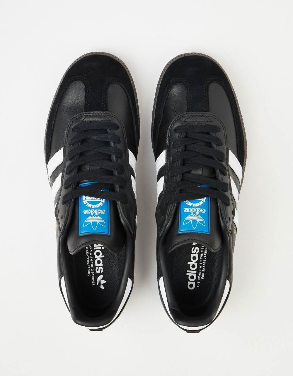Adidas Samba ADV Skate Shoes - Core Black/White/Gum - Image 5