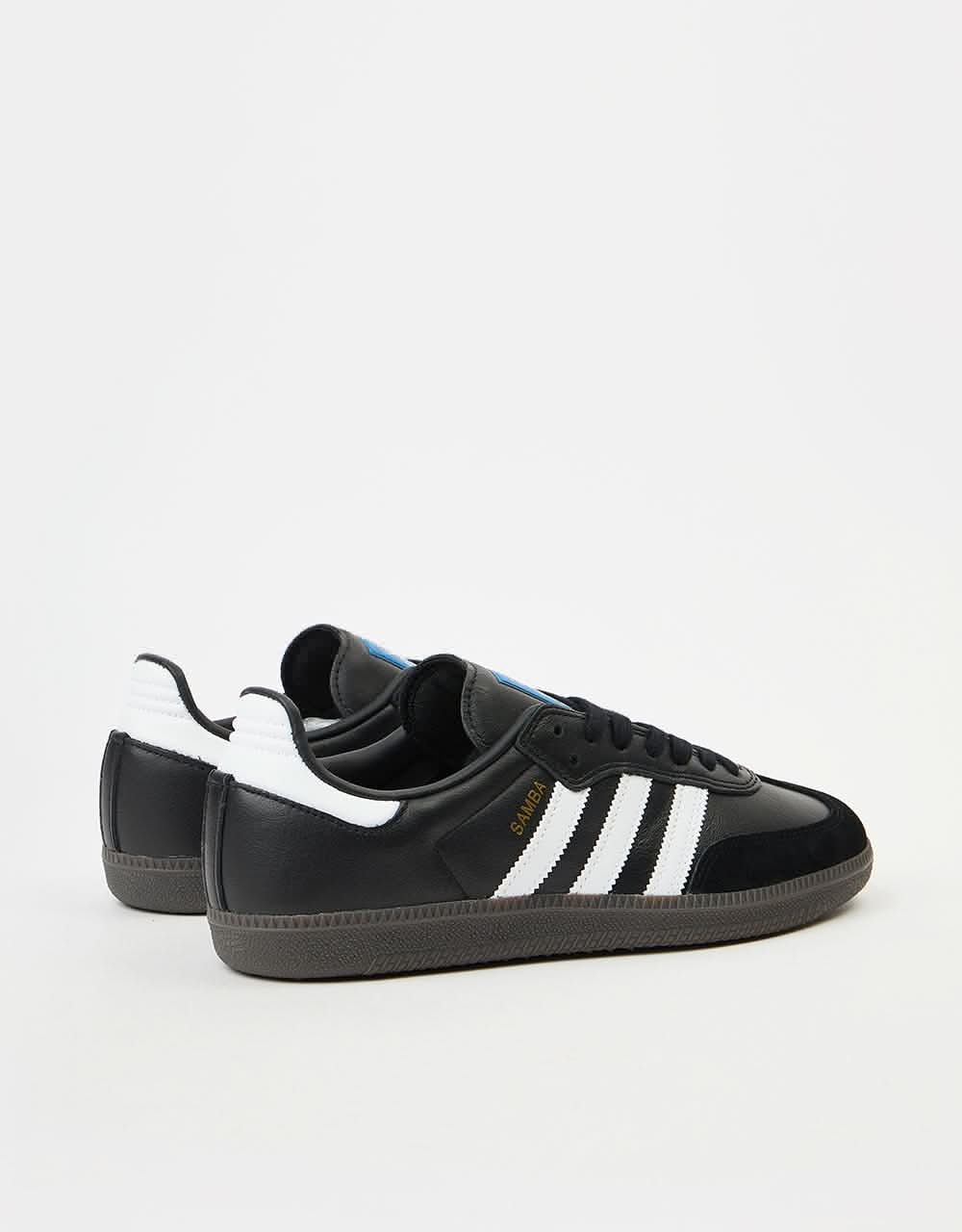 Adidas Samba ADV Skate Shoes - Core Black/White/Gum - Image 6