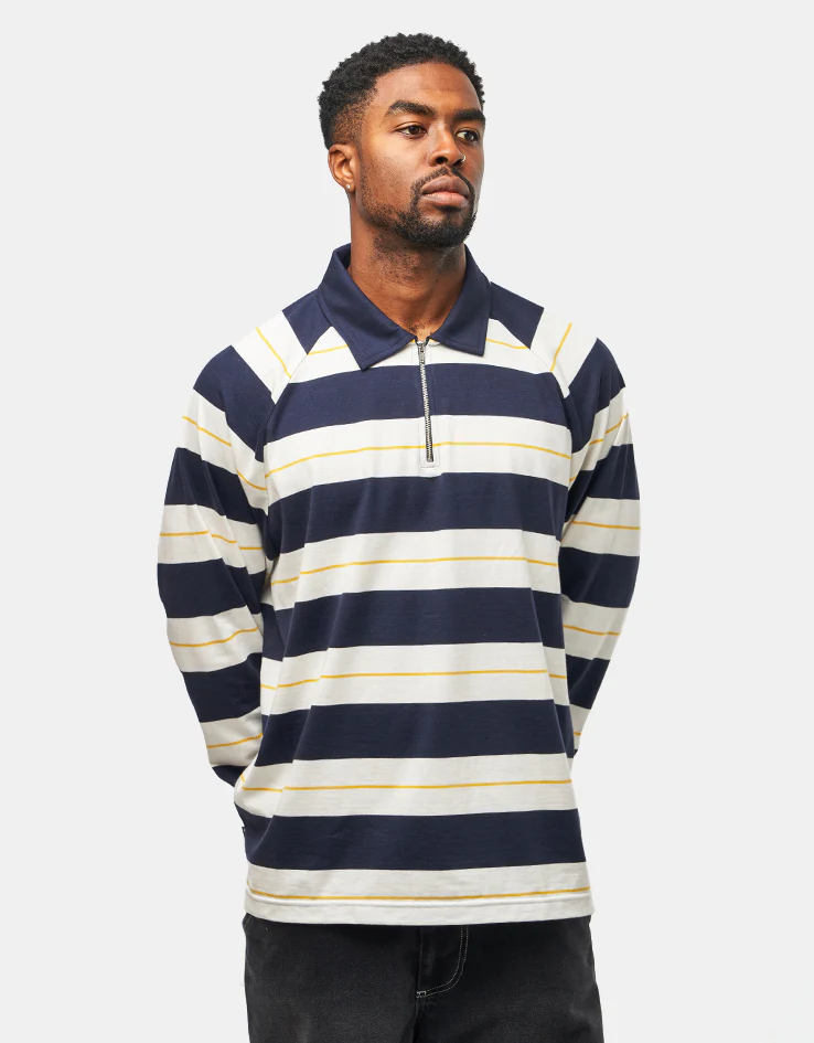 adidas Shmoo Rugby Shirt - Legacy Ink/White