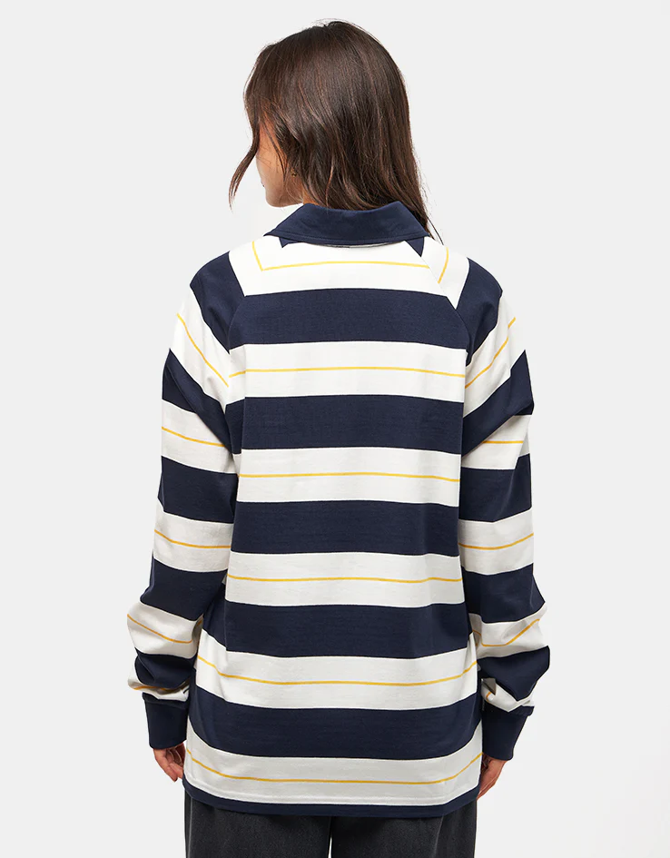 adidas Shmoo Rugby Shirt - Legacy Ink/White - Image 7