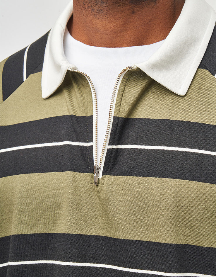 adidas Shmoo Rugby Shirt - Olive/Black/White - Image 5