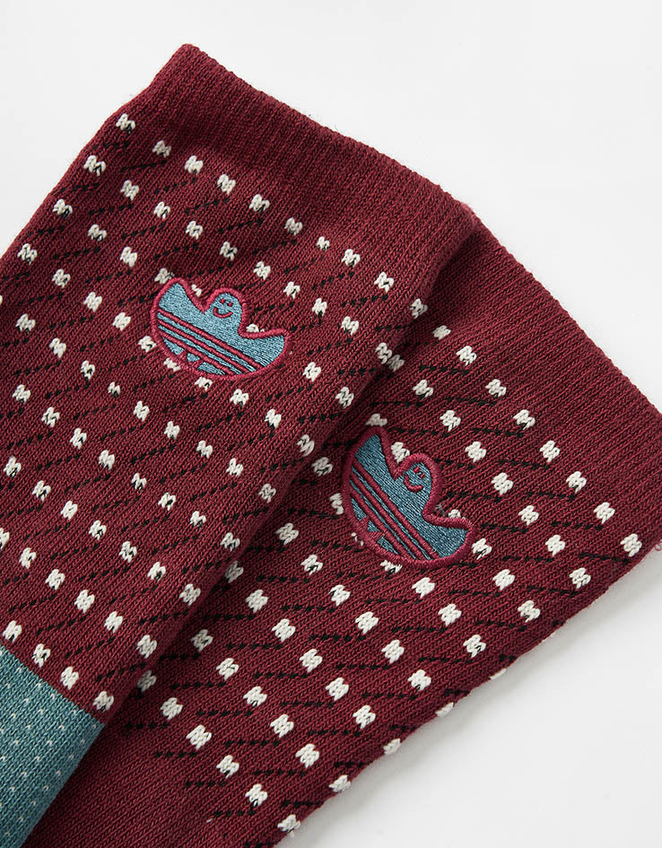 adidas Shmoofoil Disorder Socks - Shadow Red - Image 3
