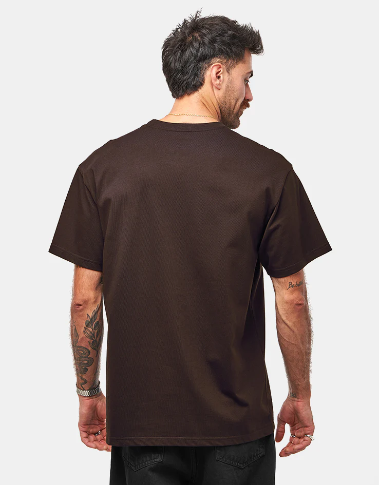 adidas Shmoofoil G T-Shirt - Dark Brown/Core White - Image 2