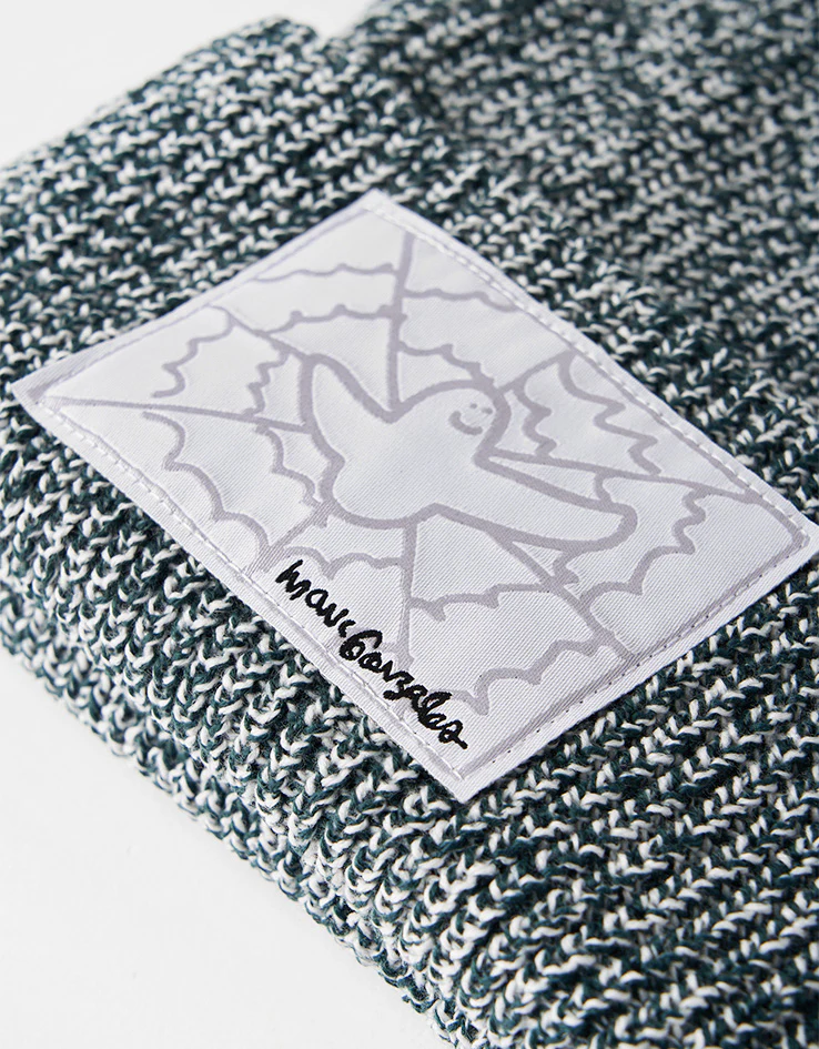 adidas Skateboarding x Gonz Work Beanie - Aurora Ivy/Core White - Image 2