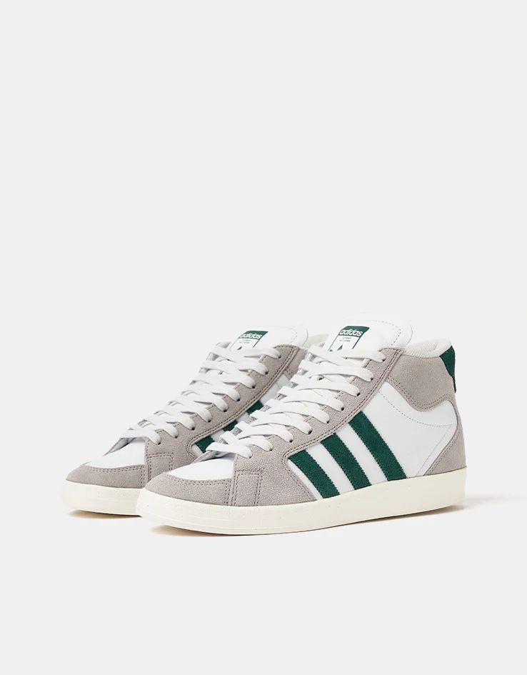 adidas Superskate Skate Shoes - Clear Granite/Collegiate Green/Crystal White - Image 3