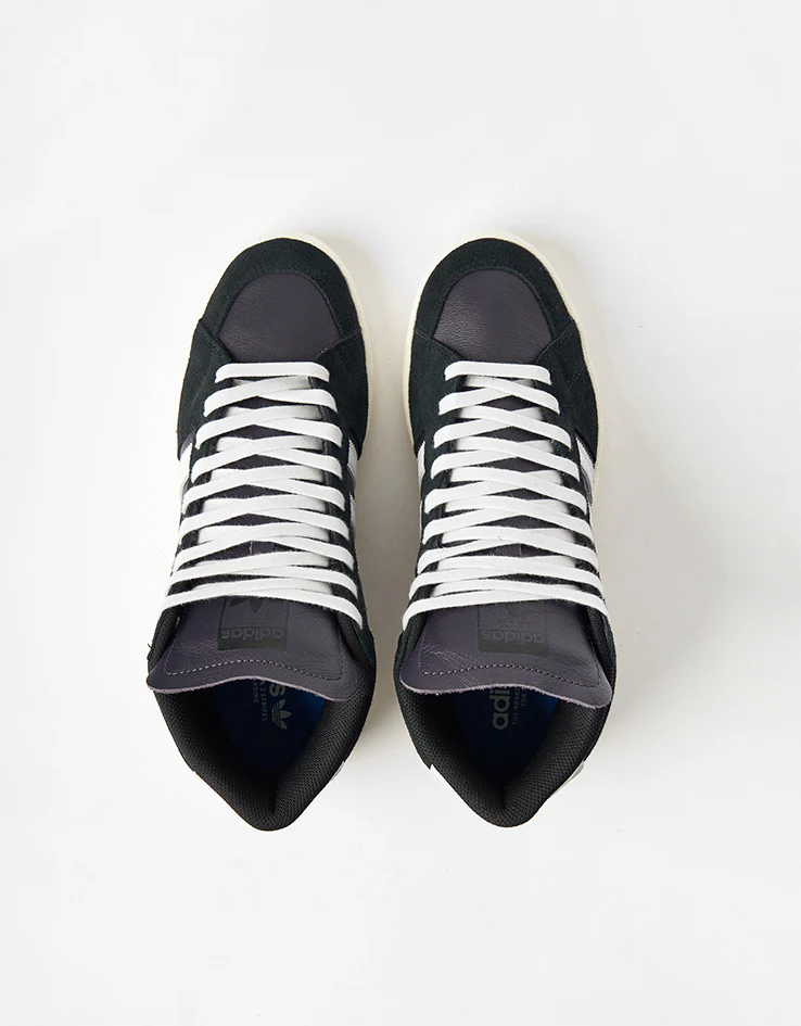 adidas Superskate Skate Shoes - Core Black/Crystal White/Off White - Image 2
