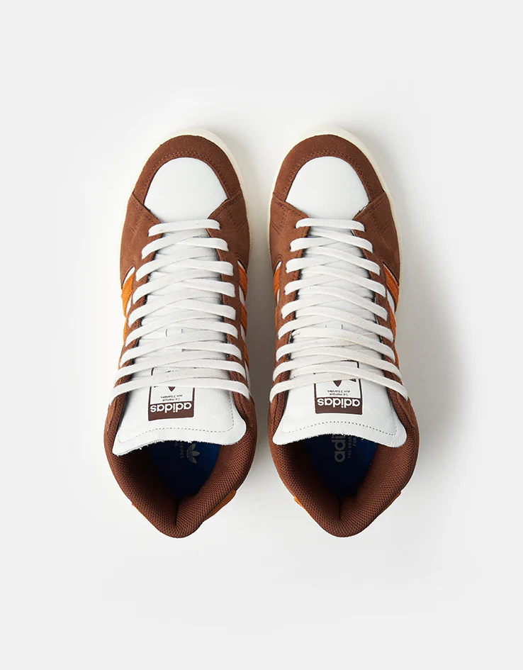 adidas Superskate Skate Shoes - Preloved Brown/Rustic Orange/Crystal White - Image 2