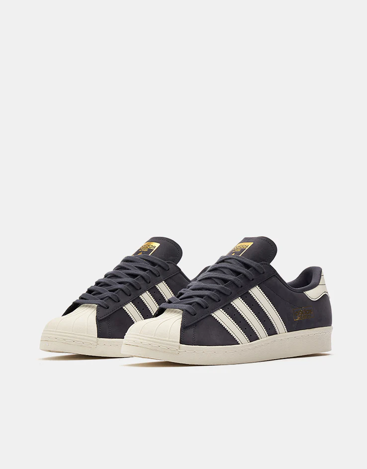 adidas Superstar 80 ADV Skate Shoes - Aurora Onix/Chalk White/Off White - Image 3