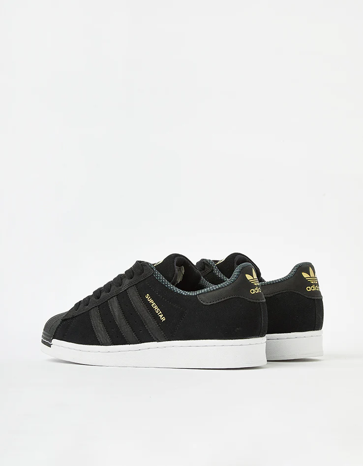 adidas Superstar ADV Skate Shoes - Core Black/Core Black/White - Image 4