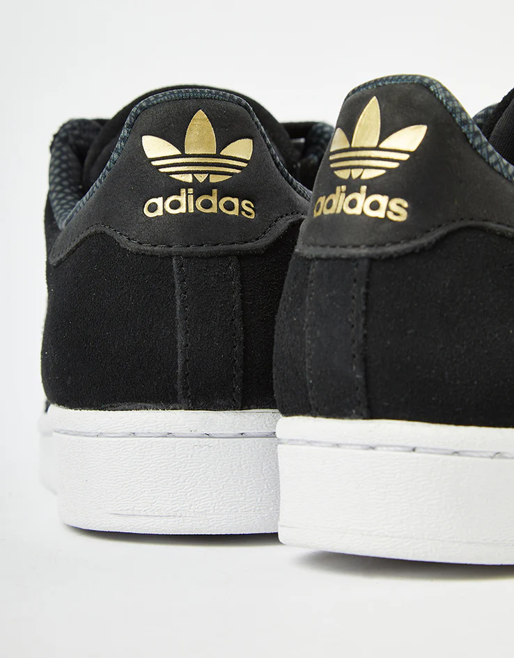adidas Superstar ADV Skate Shoes - Core Black/Core Black/White - Image 5