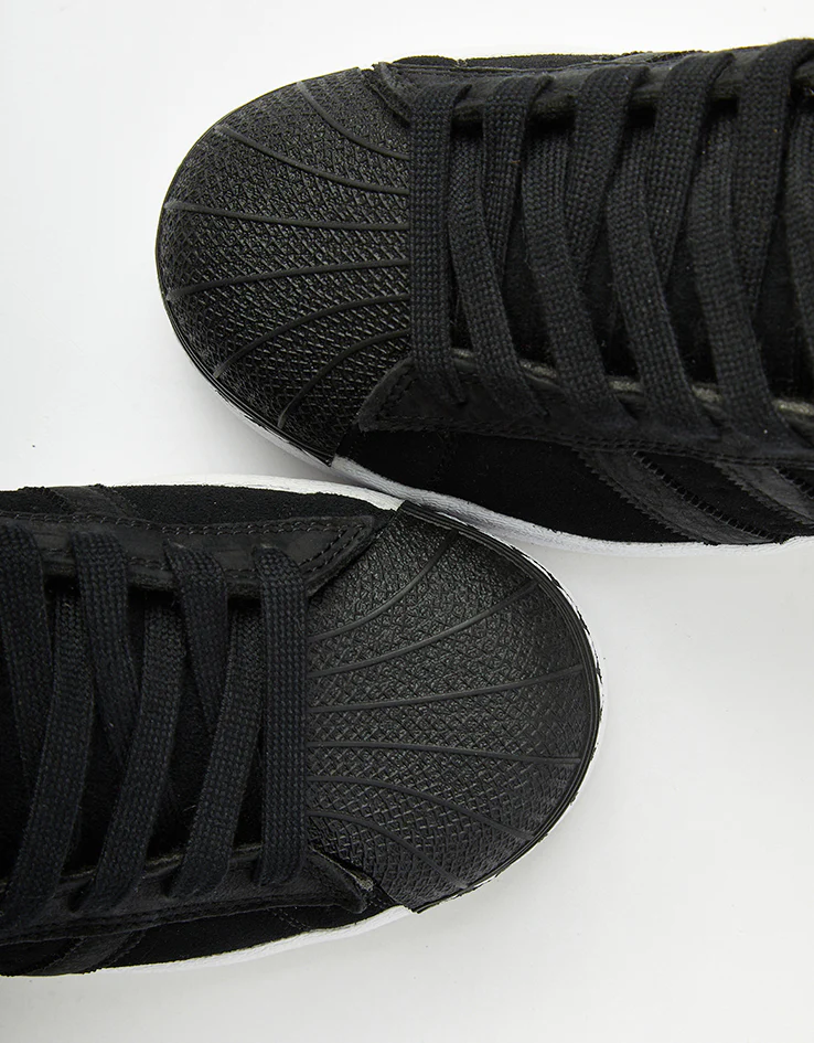 adidas Superstar ADV Skate Shoes - Core Black/Core Black/White - Image 7