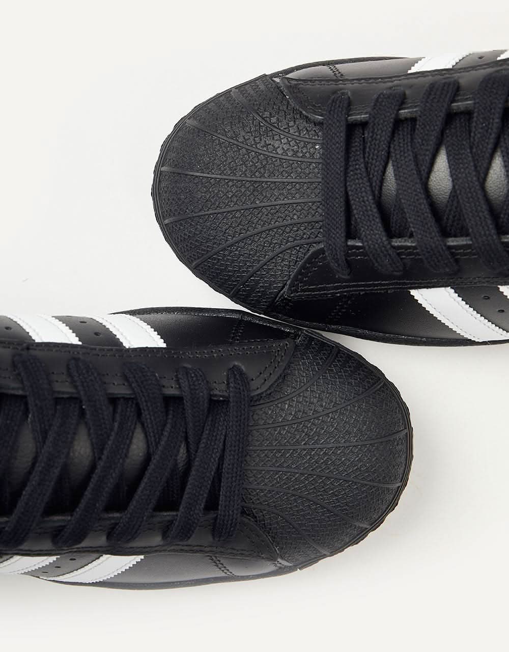 adidas Superstar ADV Skate Shoes - Core Black/White/White - Image 4