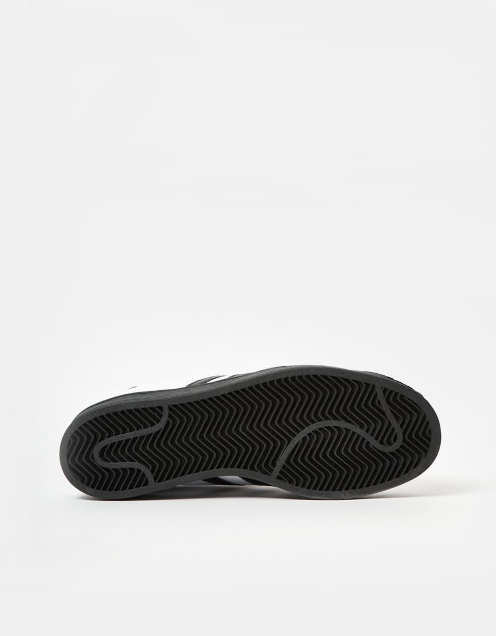 adidas Superstar ADV Skate Shoes - White/Core Black/Core Black - Image 3
