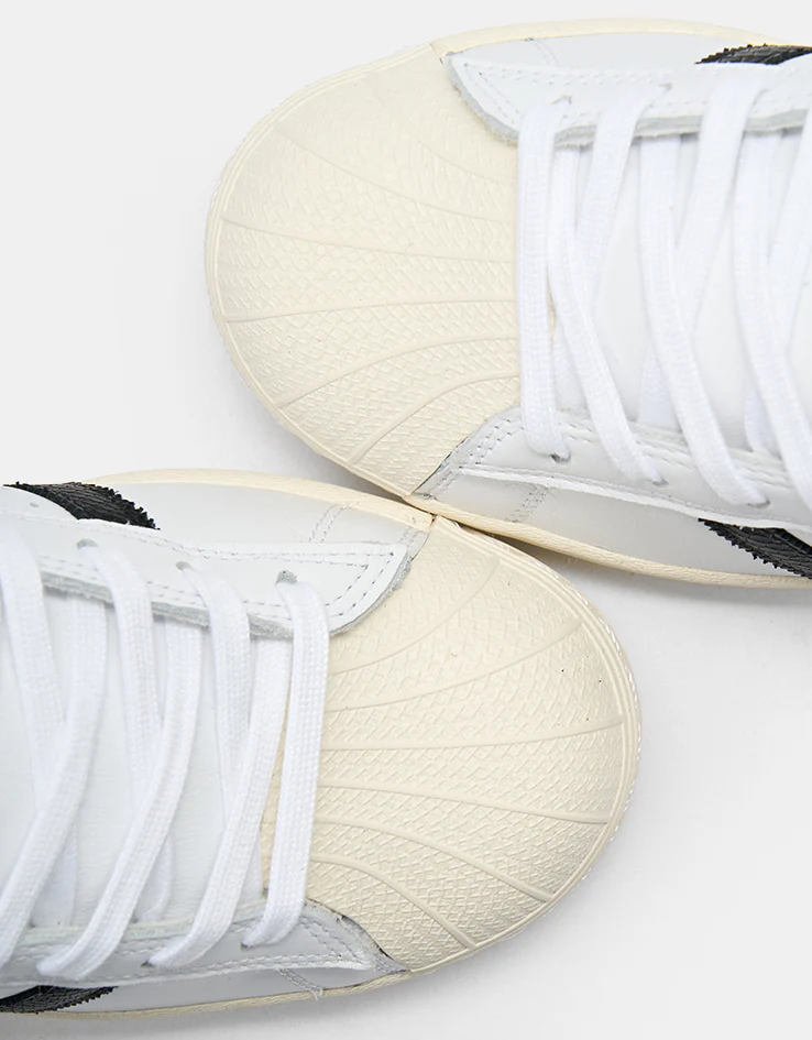 adidas Superstar ADV Skate Shoes - White/Core Black/Gold Metallic - Image 8
