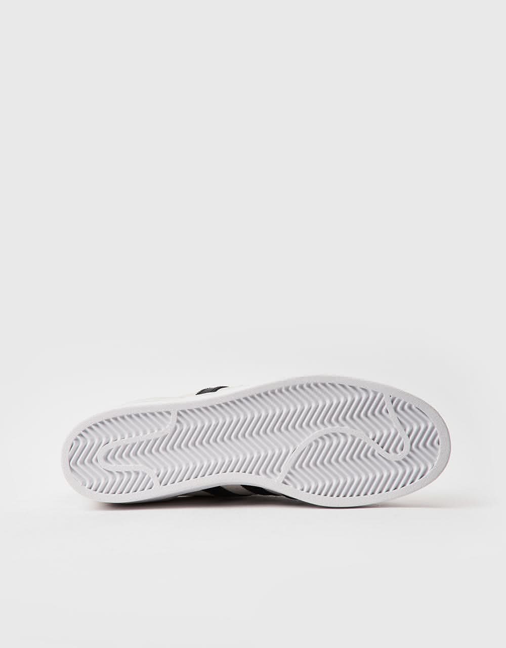 adidas Superstar ADV Skate Shoes - White/Core Black/Gold Metallic - Image 3