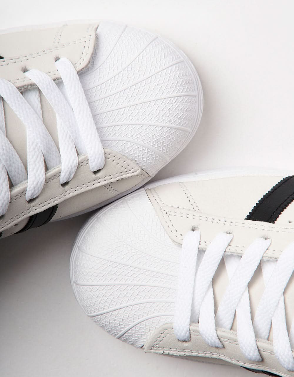 adidas Superstar ADV Skate Shoes - White/Core Black/Gold Metallic - Image 4