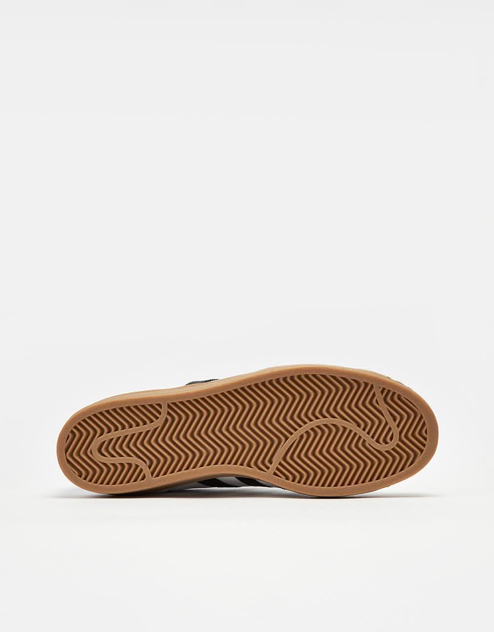 adidas Superstar ADV Skate Shoes - White/Core Black/Gum - Image 2