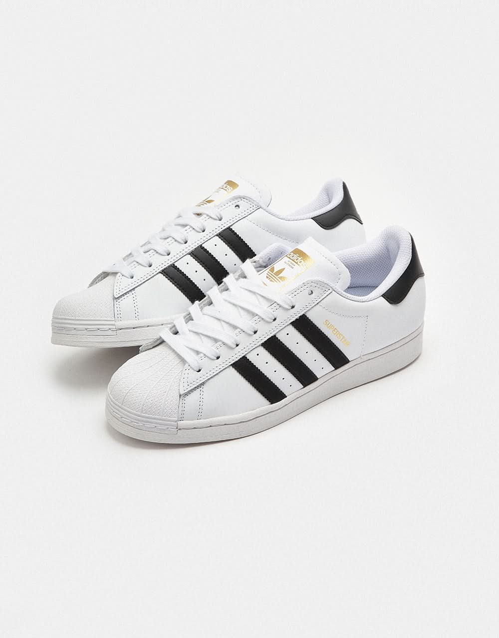 adidas Superstar ADV Skate Shoes - White/Core Black/White - Image 4