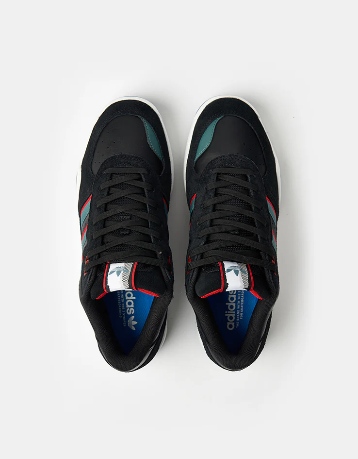 adidas Tekkira Cup Skate Shoes - Core Black/Preloved Teal/Better Scarlet - Image 2
