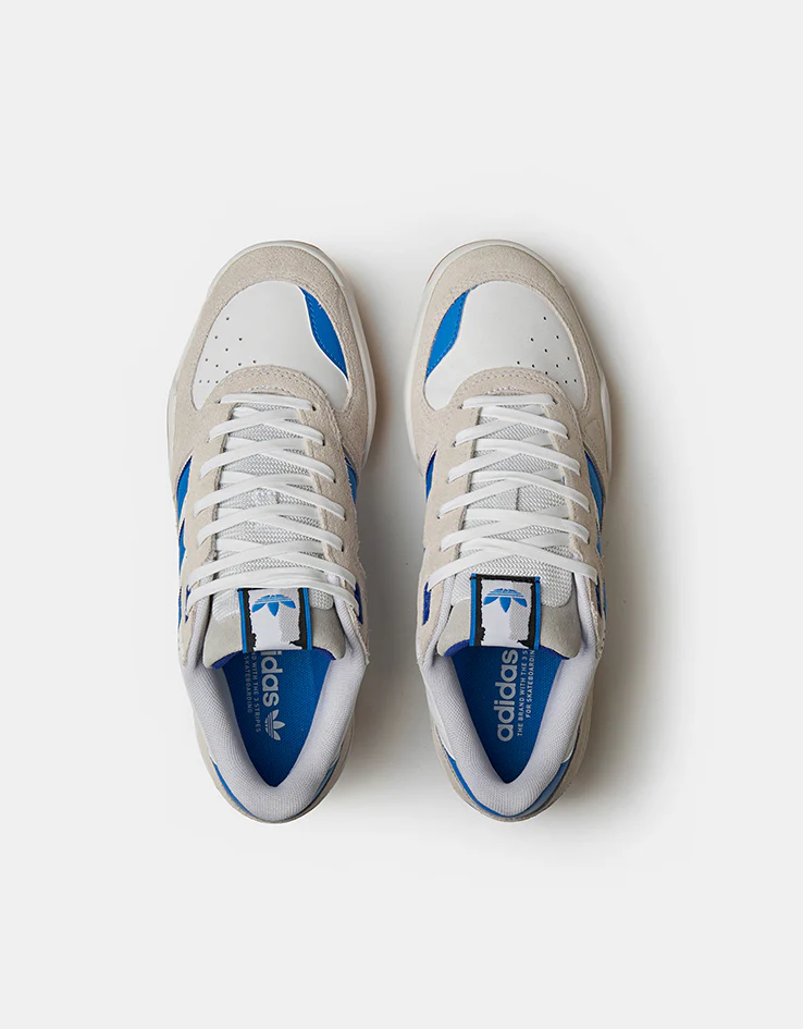 adidas Tekkira Cup Skate Shoes - White/Bright Blue/Lucid Blue - Image 2