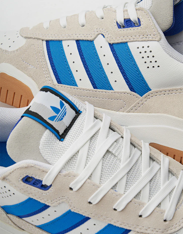 adidas Tekkira Cup Skate Shoes - White/Bright Blue/Lucid Blue - Image 6