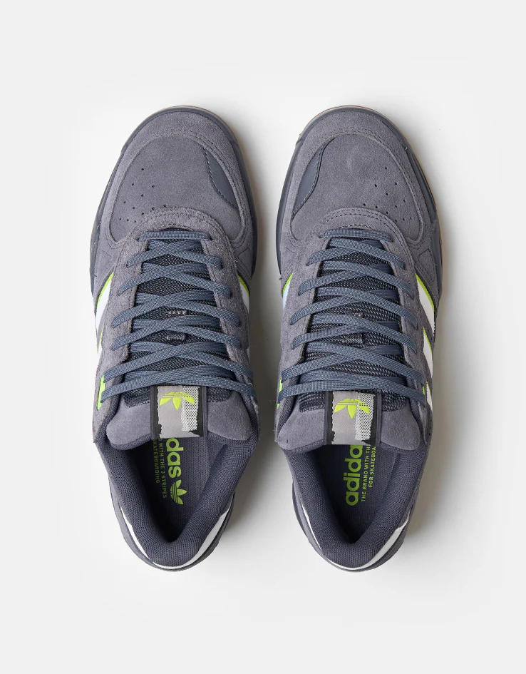 adidas Tekkira Cup Skate Shoes - Aurora Onix/White/Solar Slime - Image 2
