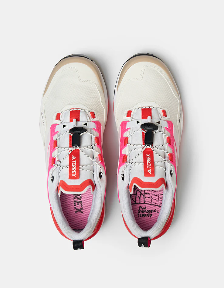 adidas Terrex x Gonz Skychaser Shmoofoil GTX Trail Shoes - Bliss Pink/White/Lucid Pink - Image 2