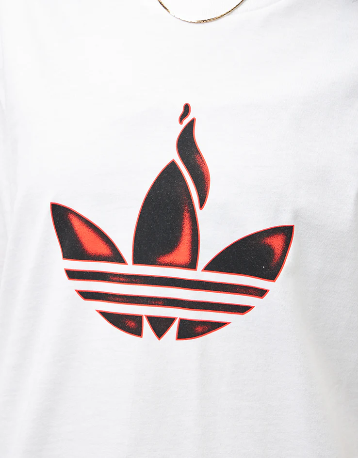 adidas Tref Torch T-Shirt - White - Image 5