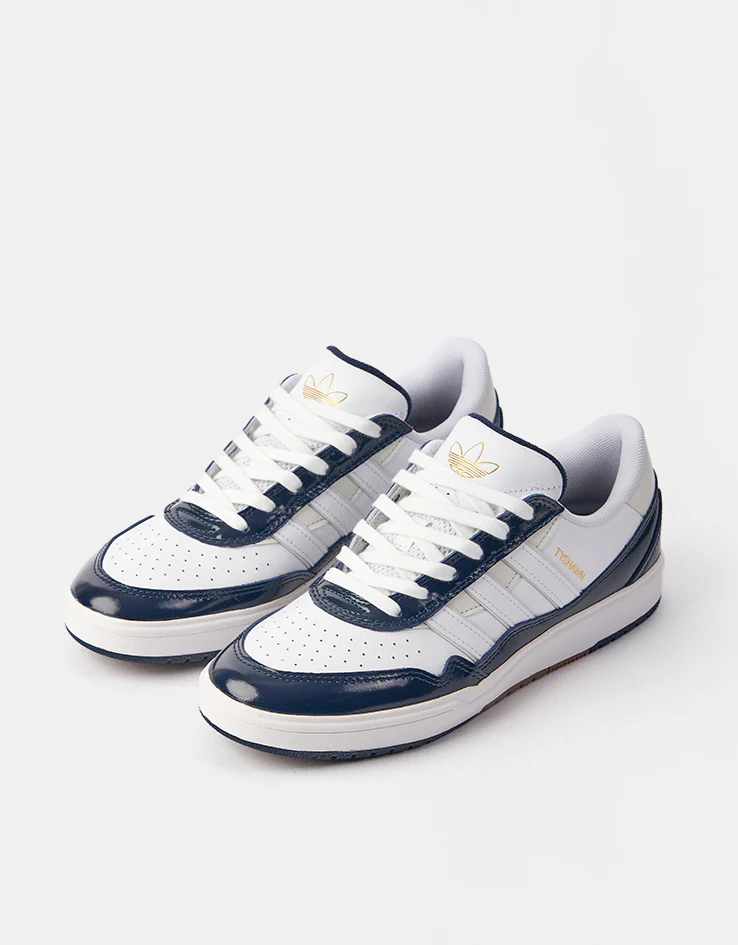 adidas Tyshawn II Skate Shoes - Collegiate Navy/White/Grey - Image 2