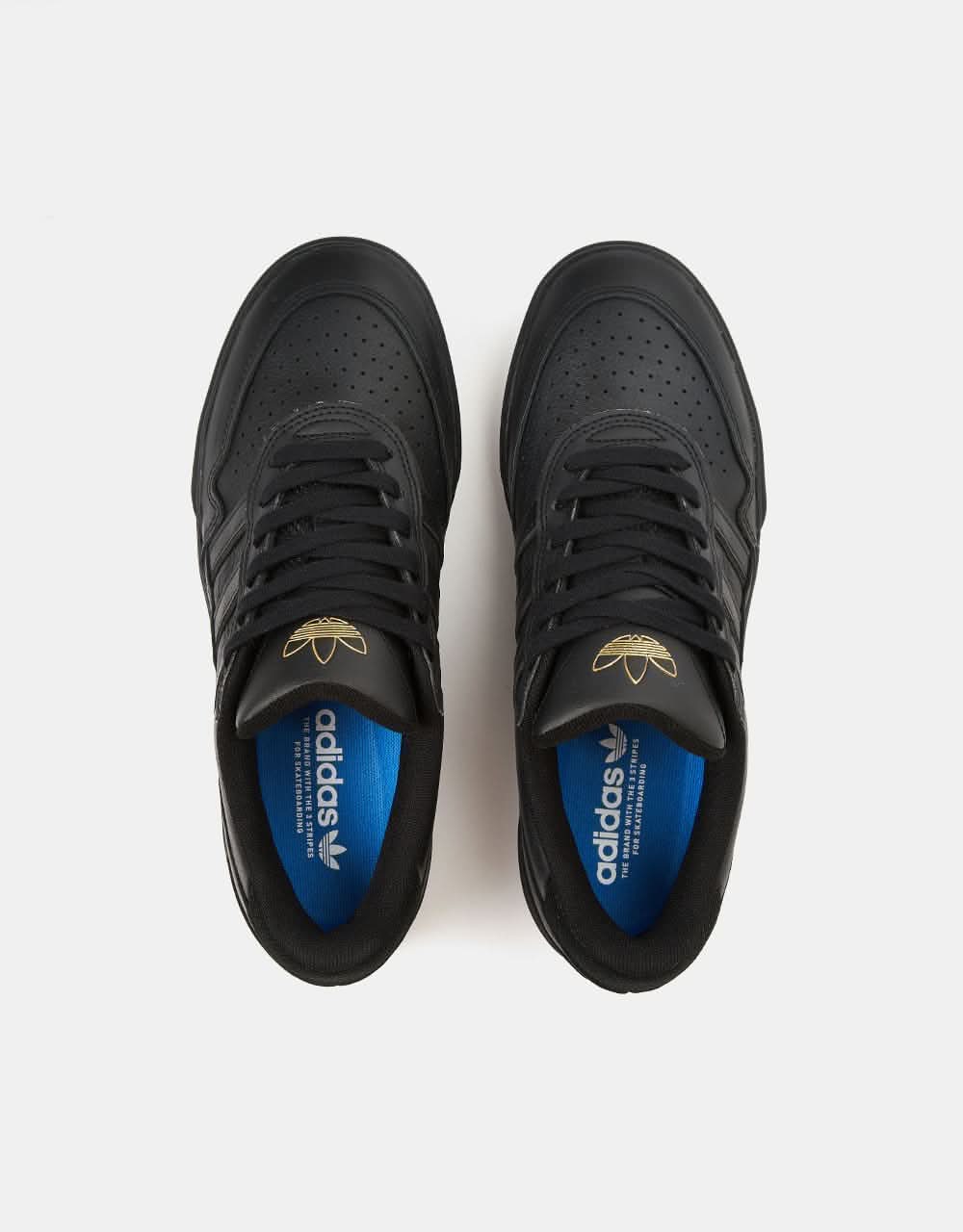 adidas Tyshawn II Skate Shoes - Core Black/Core Black/Collegiate Green - Image 6