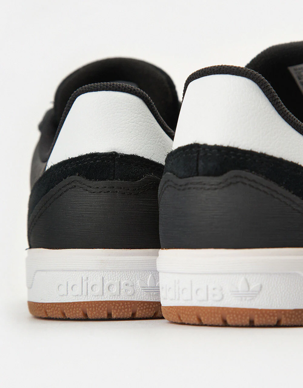 adidas Tyshawn II Skate Shoes - Core Black/White/Gum - Image 6