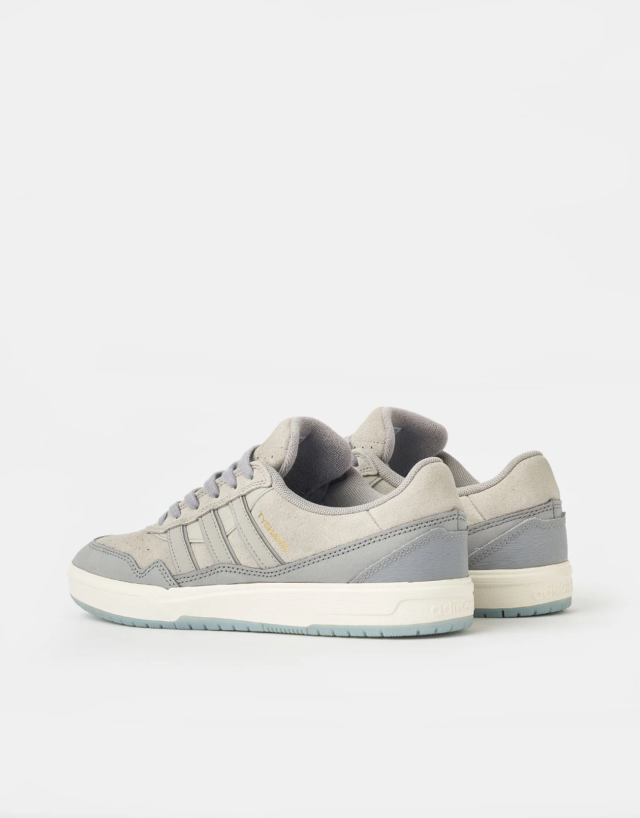 adidas Tyshawn II Skate Shoes - Light Onix/Clear Granite/Chalk White - Image 7
