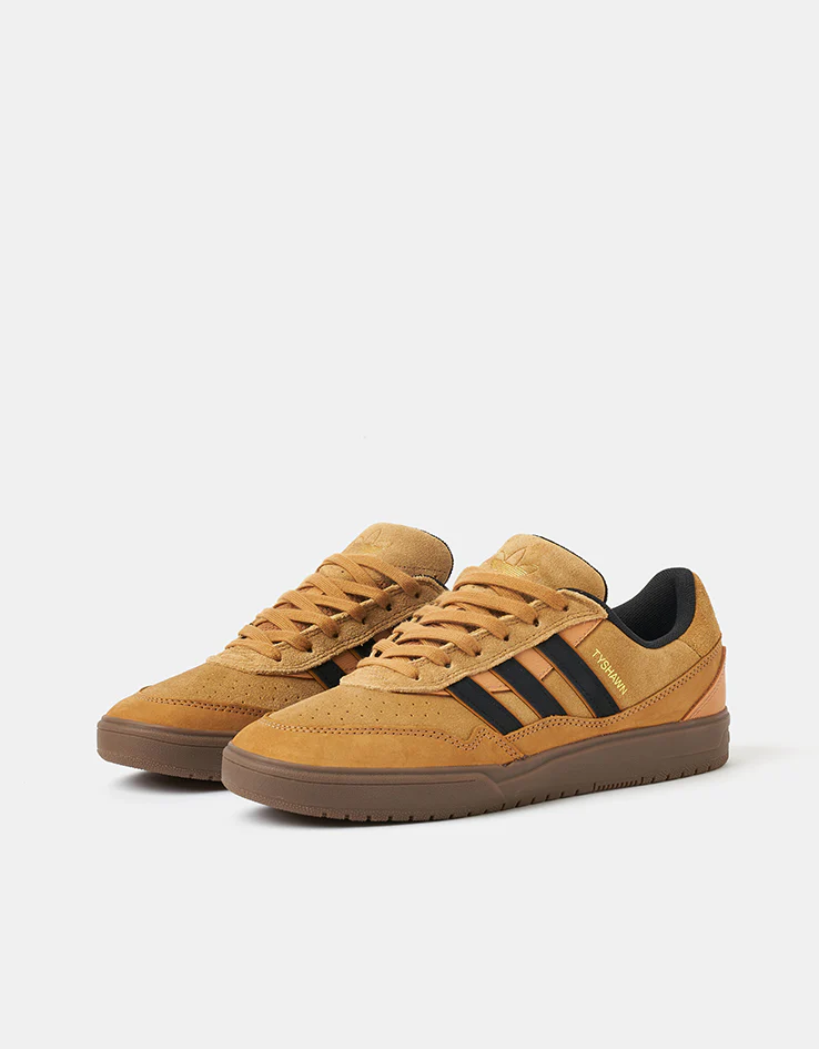 adidas Tyshawn II Skate Shoes - Mesa/Core Black/Gum - Image 3