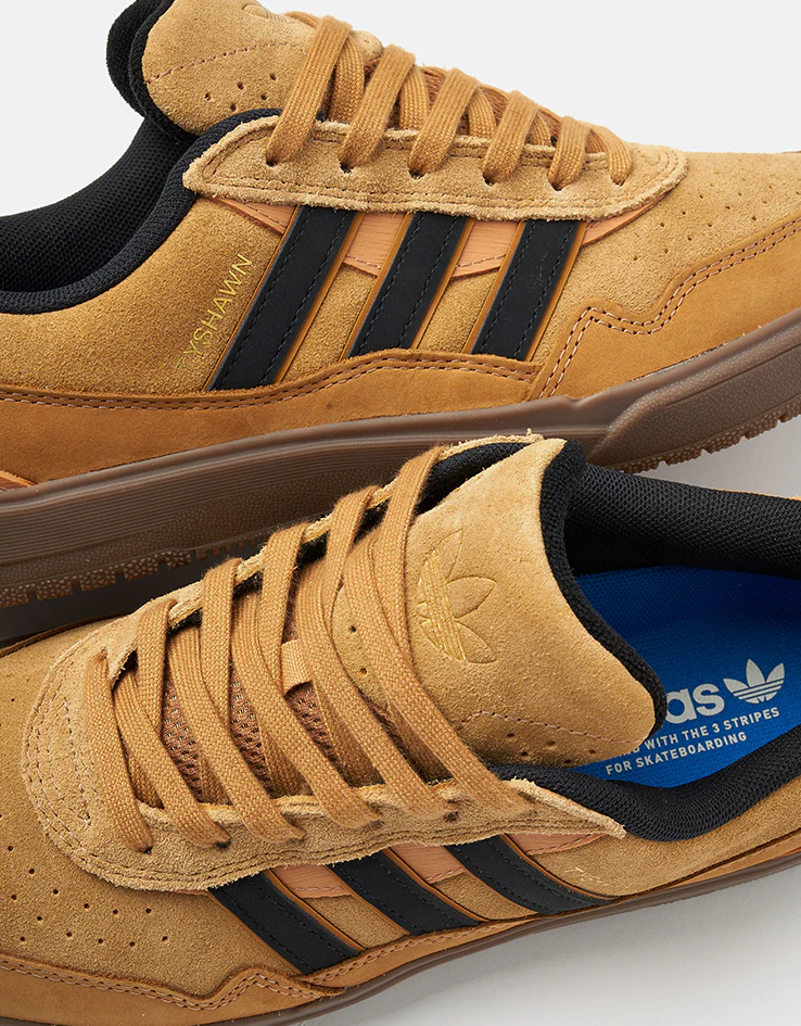 adidas Tyshawn II Skate Shoes - Mesa/Core Black/Gum - Image 7