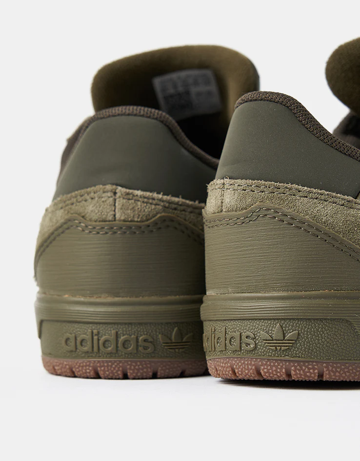 adidas Tyshawn II Skate Shoes - Olive Strata/Shadow Olive/Gum - Image 5