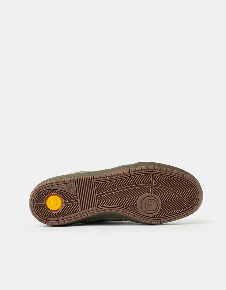 adidas Tyshawn II Skate Shoes - Olive Strata/Shadow Olive/Gum - Image 7