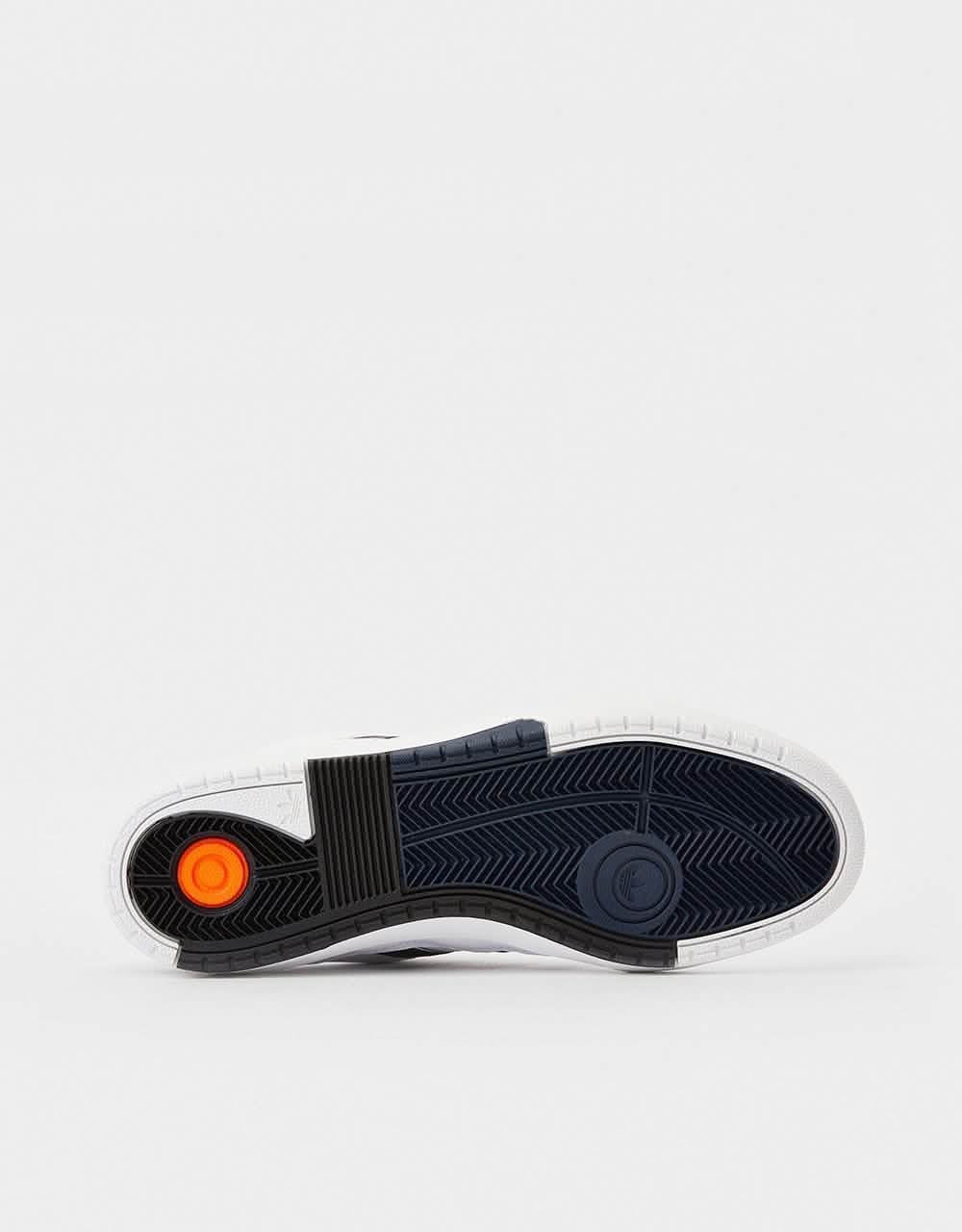 adidas Tyshawn II Skate Shoes - White/Core Black/Collegiate Navy - Image 3