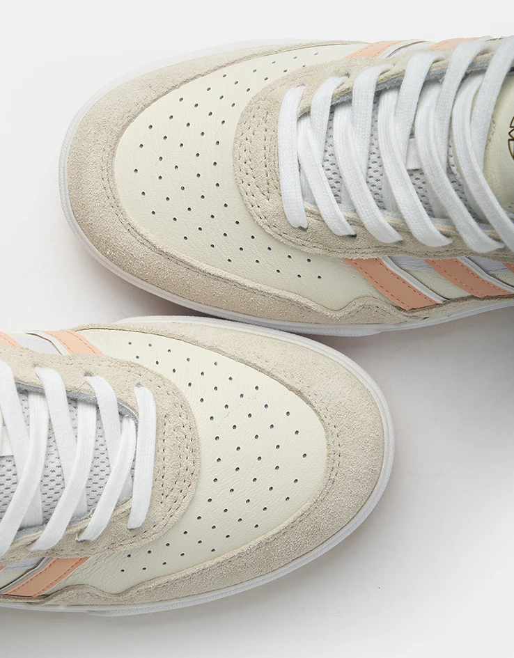 adidas Tyshawn II Skate Shoes - Wonder White/Powder Coral/Off White - Image 6