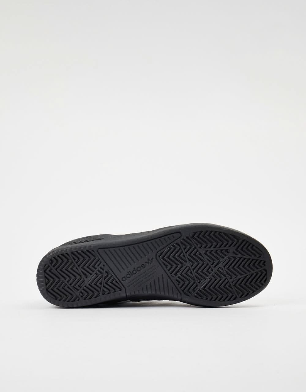 adidas Tyshawn Low Skate Shoes - Core Black/Core Black/White - Image 3