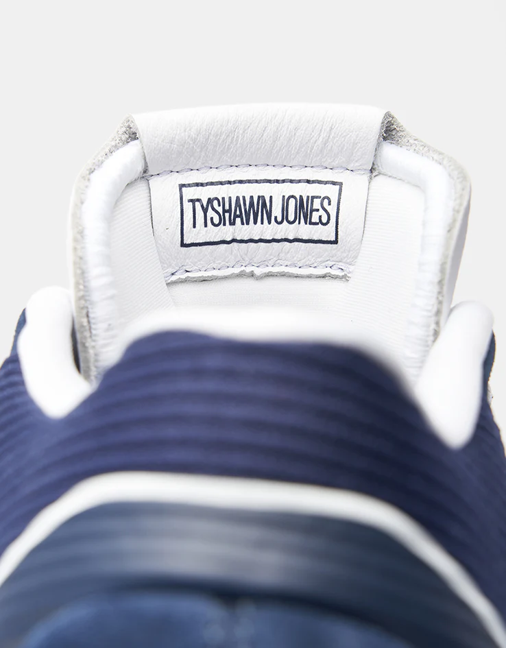 adidas Tyshawn Skate Shoes - Collegiate Navy/White/Chalk White - Image 6