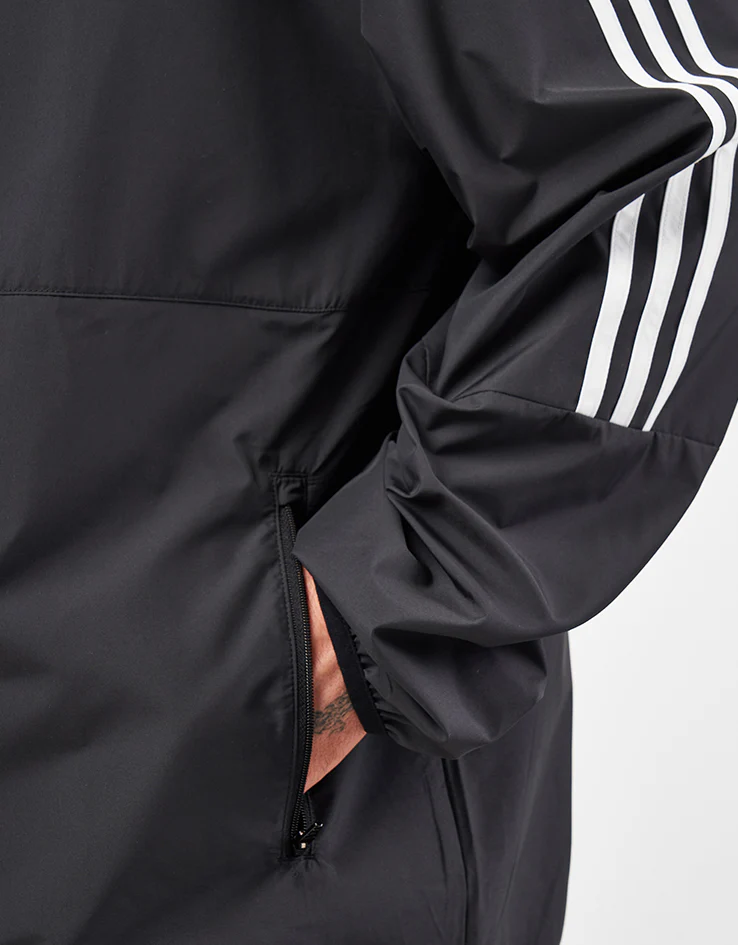 adidas Windbreaker Jacket - Black/White - Image 5