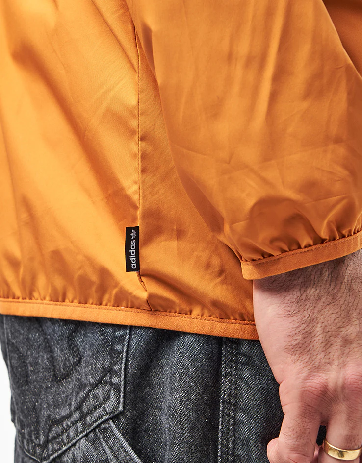 adidas Windbreaker Jacket - Rustic Orange/White - Image 6