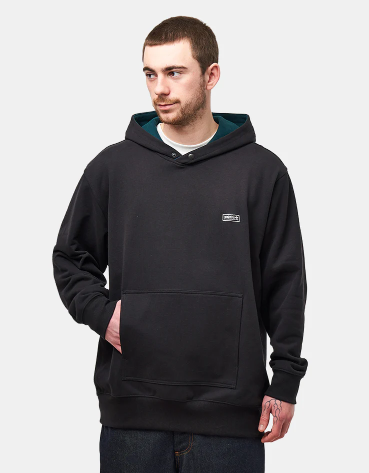 adidas x Gonz Head Pullover Hoodie - Black/Aurora Ivy - Image 2