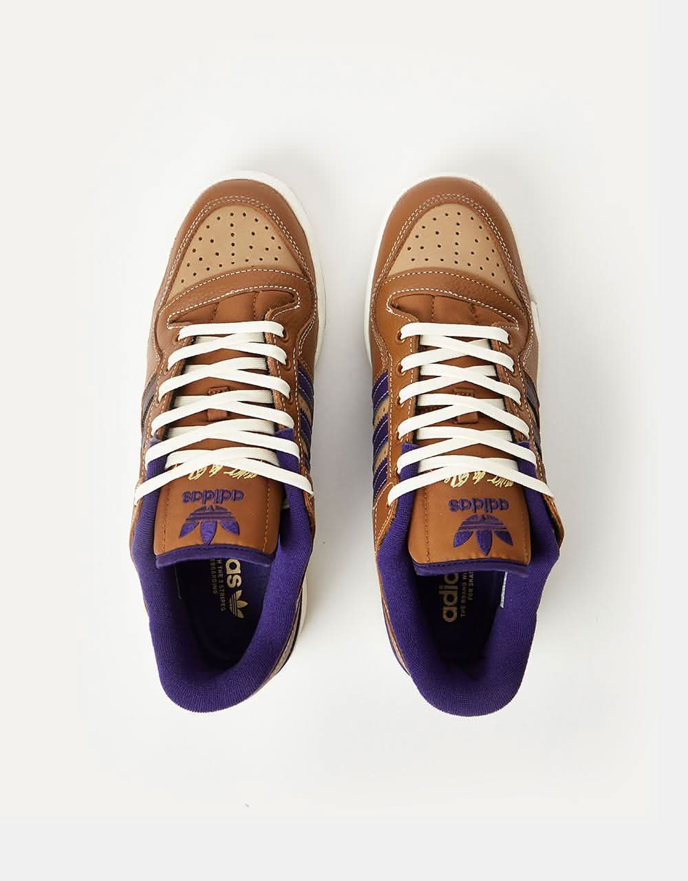 adidas x Heitor Forum 84 ADV Skate Shoes - Wild Brown/Cardboard/Dark Brown - Image 6