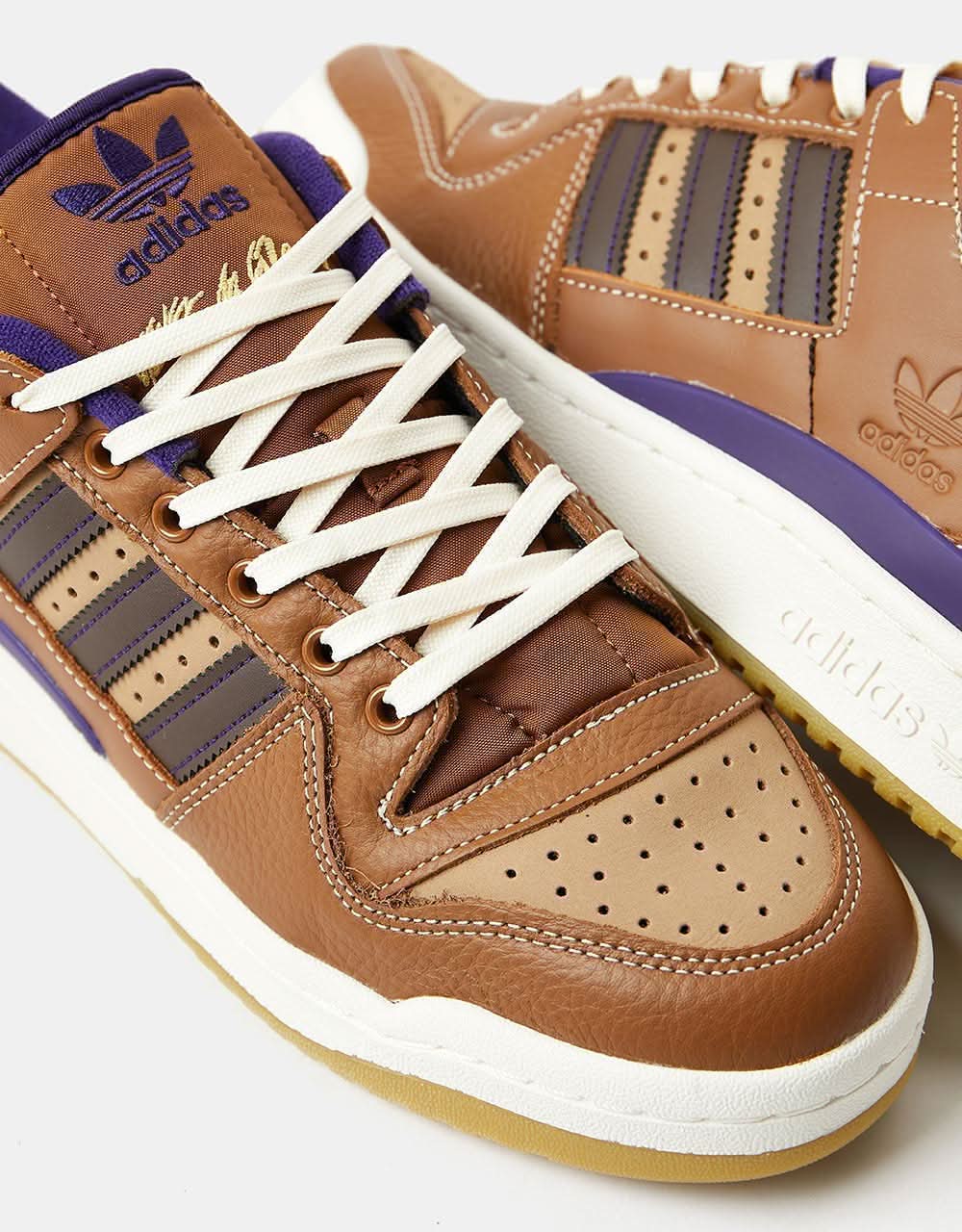 adidas x Heitor Forum 84 ADV Skate Shoes - Wild Brown/Cardboard/Dark Brown - Image 7